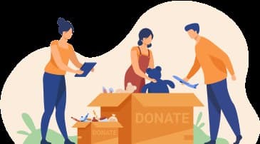 Finedeeds — donation platform illustration